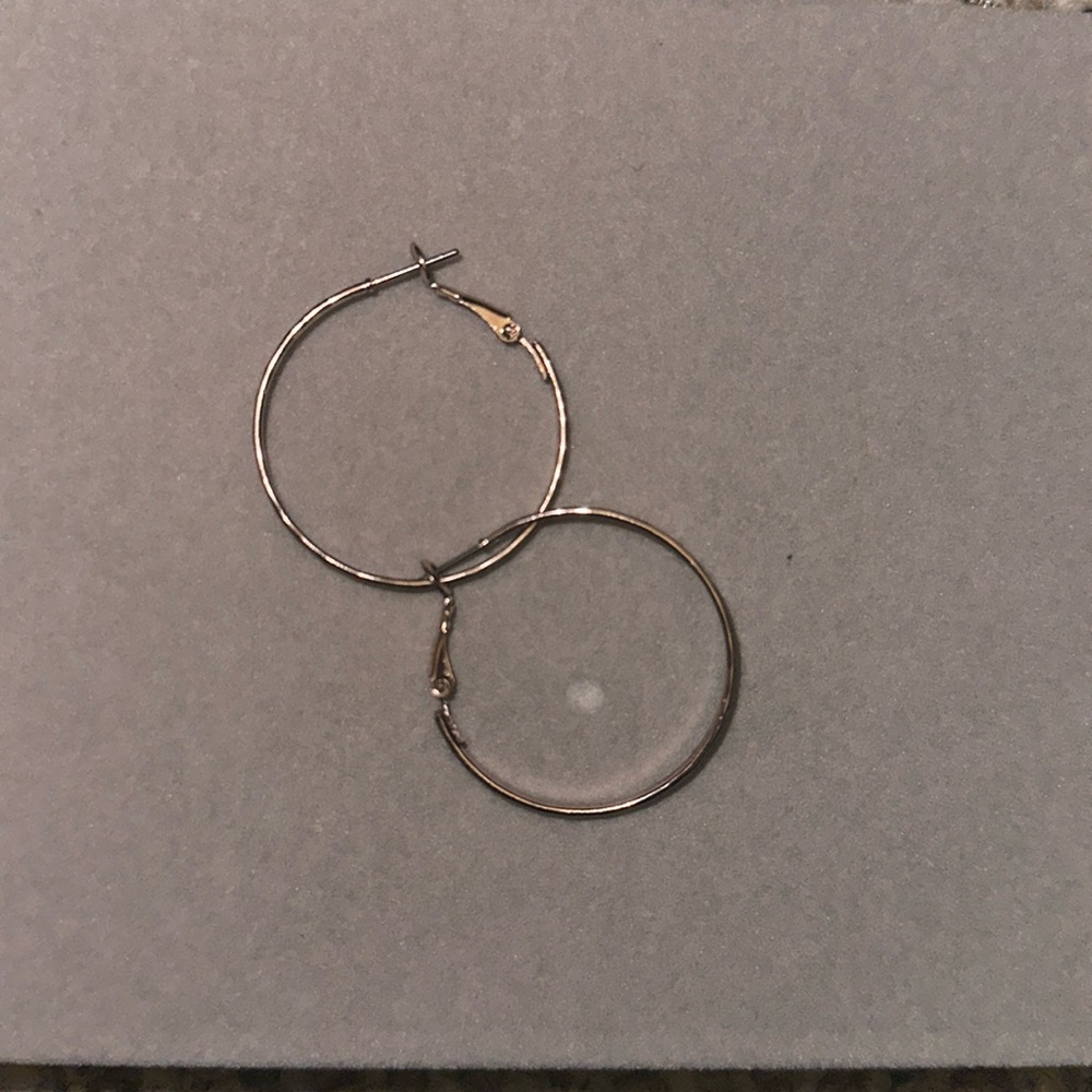 rose gold hoops